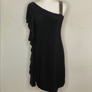 BISOU BISOU - One shoulder Knee Length Even Dress